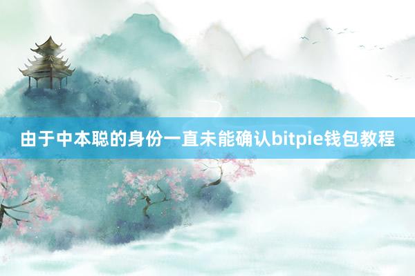 由于中本聪的身份一直未能确认bitpie钱包教程