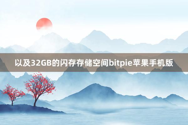 以及32GB的闪存存储空间bitpie苹果手机版