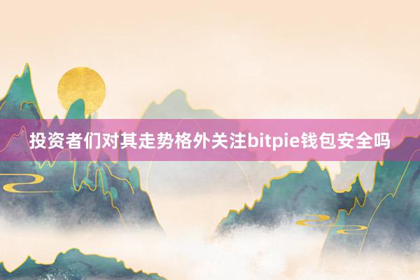 投资者们对其走势格外关注bitpie钱包安全吗